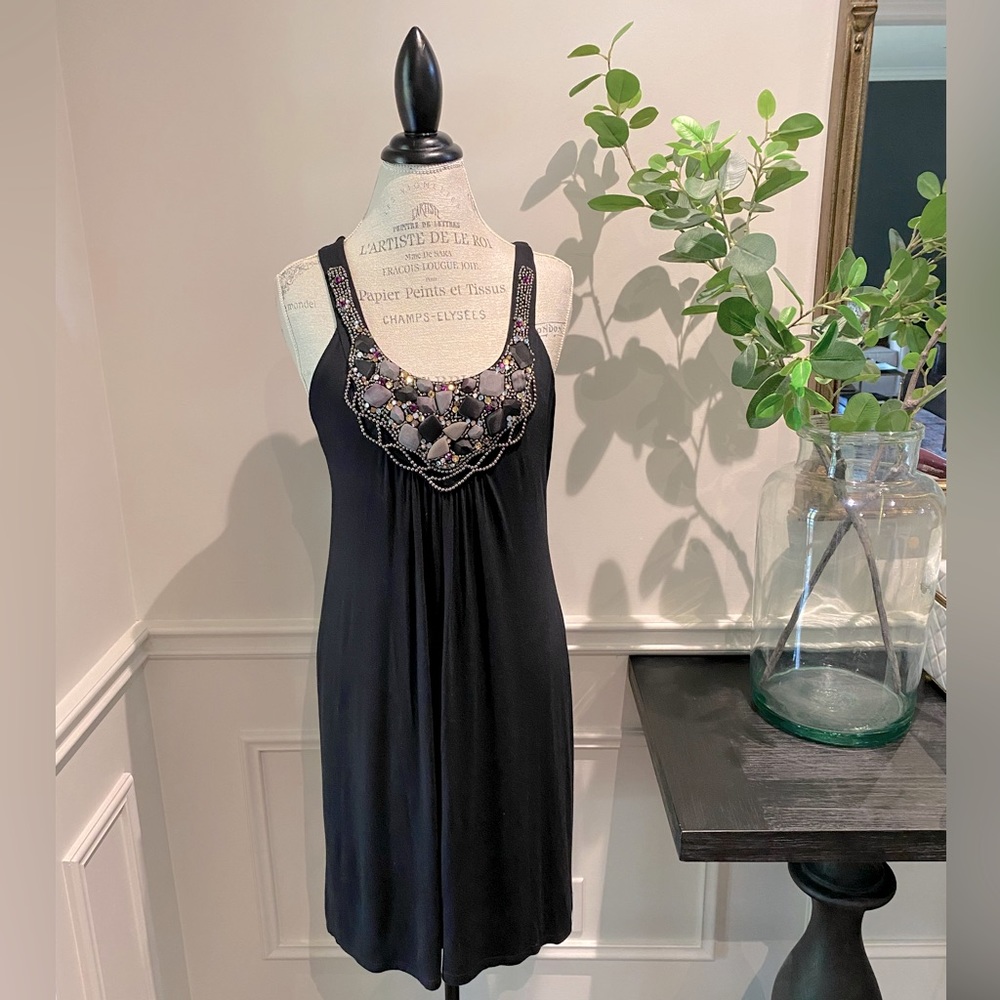 Bordeaux Los Angeles Beaded Dress